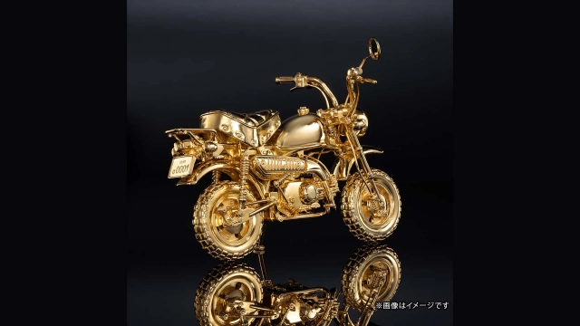 Chiếc honda monkey bằng vàng tỷ lệ 112 này có giá cao hơn một chiếc monkey thực tế - 5