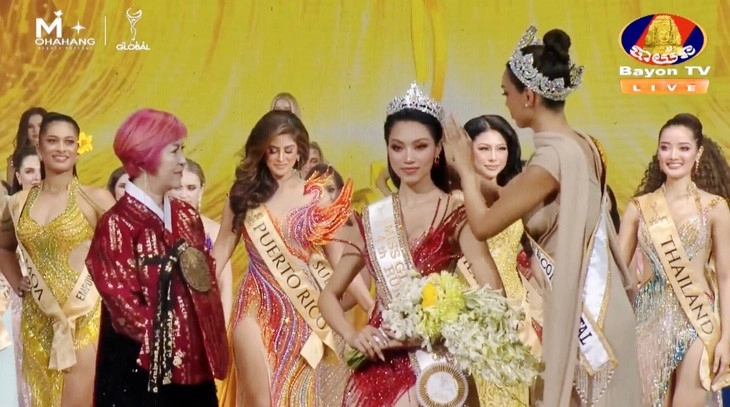 Chung kết miss global 2023 người đẹp puerto rico đăng quang đoàn thu thủy đạt á hậu 4 trong tranh cãi - 3