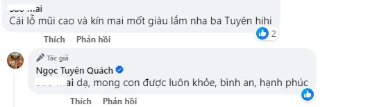 Con trai anh vi cá quách ngọc tuyên được khen tướng mũi đẹp tương lai thành công giàu sang phú quý - 4