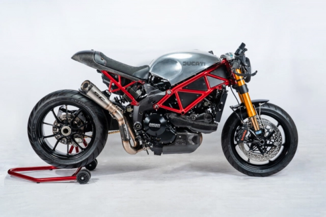 Ducati multistada 1200s độ cafe racer từ stg tracker - 3