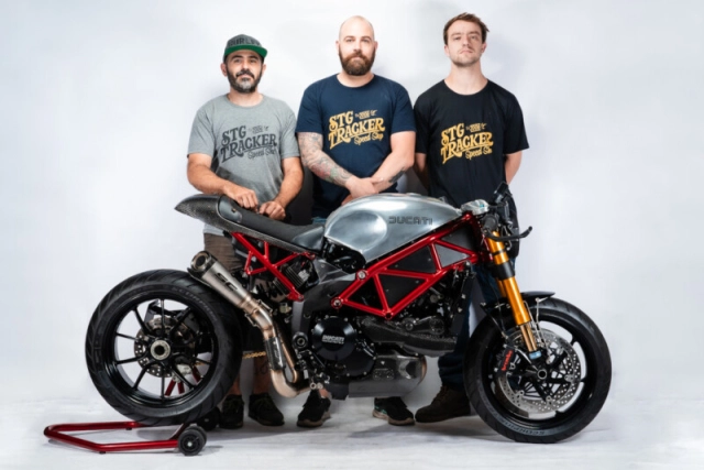 Ducati multistada 1200s độ cafe racer từ stg tracker - 4