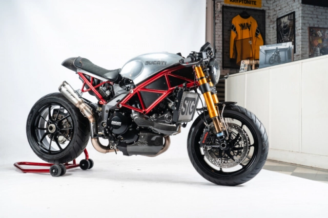 Ducati multistada 1200s độ cafe racer từ stg tracker - 7