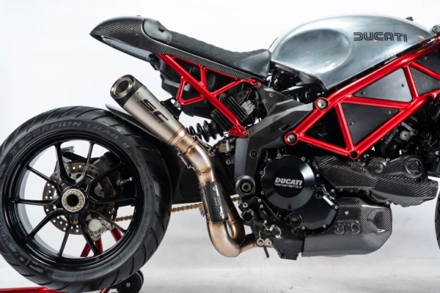 Ducati multistada 1200s độ cafe racer từ stg tracker - 13