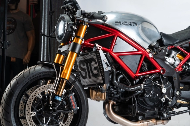Ducati multistada 1200s độ cafe racer từ stg tracker - 16