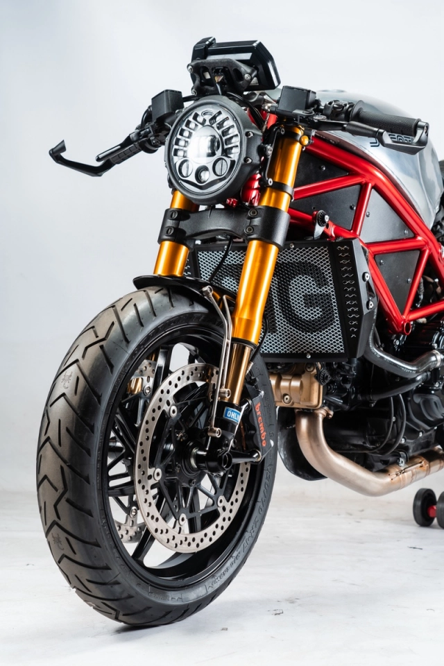 Ducati multistada 1200s độ cafe racer từ stg tracker - 17