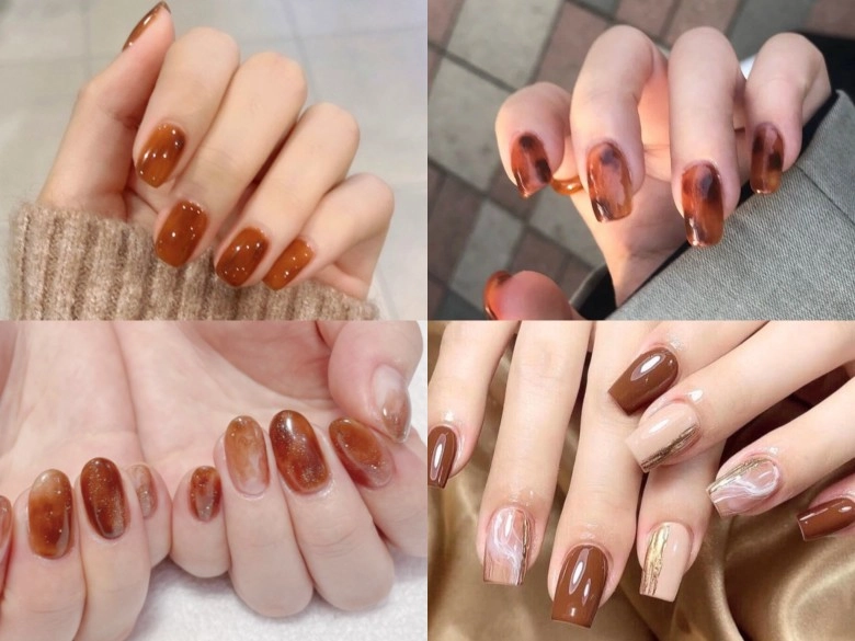 Gợi ý những màu nail đẹp đón tết 2024 chị em điểm tô cho bàn tay thêm ngọc ngà - 4