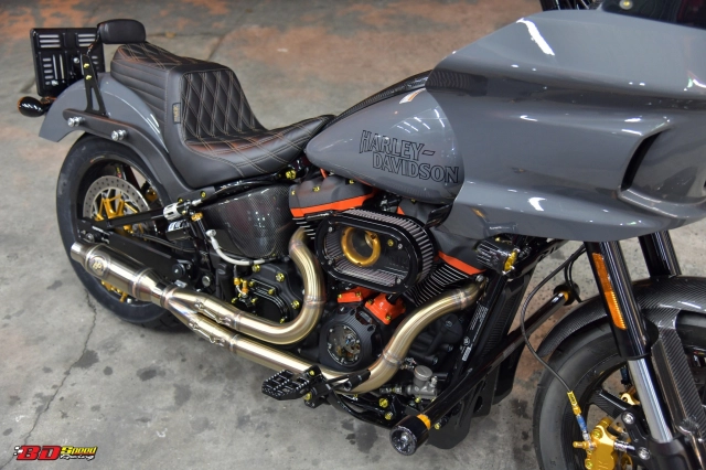 Harley-davidson low rider st độ full carbon đẹp rạng ngời - 15