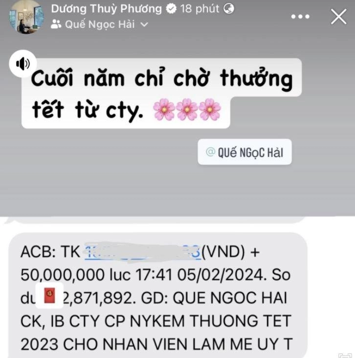 Hoa khôi đh vinh được quế ngọc hải thưởng tết 50 triệu vì làm mẹ 2 con vừa xinh vừa khéo - 2