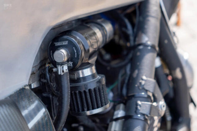 Honda cb400f độ turbo charged đến từ xưởng độ rick denoon - 8