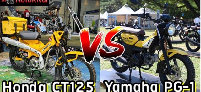 Honda ct125 vs yamaha pg-1 trên bàn cân thông số - 1
