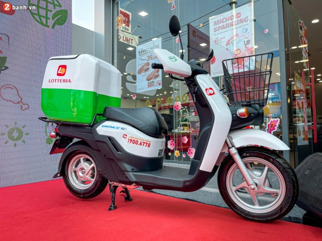 Honda việt nam bàn giao hàng trăm xe điện benly e cho lotteria để giao gà - 12