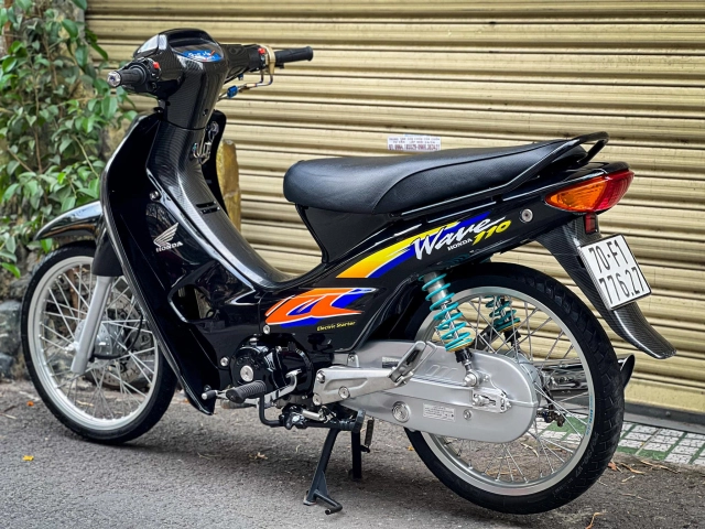 Honda wave độ cặp phuộc xanh xao trở thành điểm nhấn của diện mạo - 15