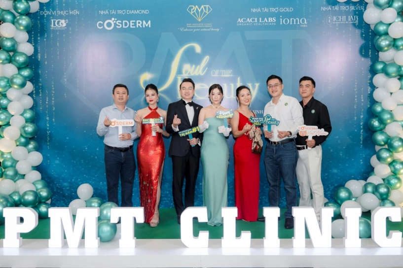 Lâm phúc vn idol hội ngộ huy nguyễn the voice tại sự kiện của pmt aesthetic clinic - 1