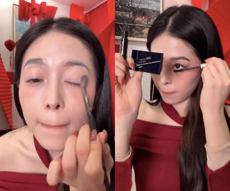 Lười tô vẽ rườm rà á hậu phương nga khai sáng cách make-up không kem nền vẫn bóng như style hàn - 7