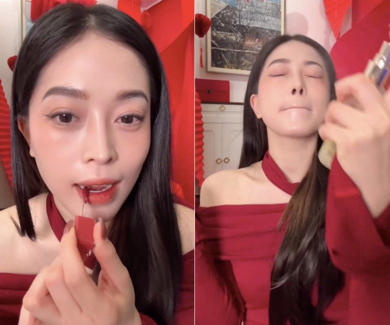 Lười tô vẽ rườm rà á hậu phương nga khai sáng cách make-up không kem nền vẫn bóng như style hàn - 8