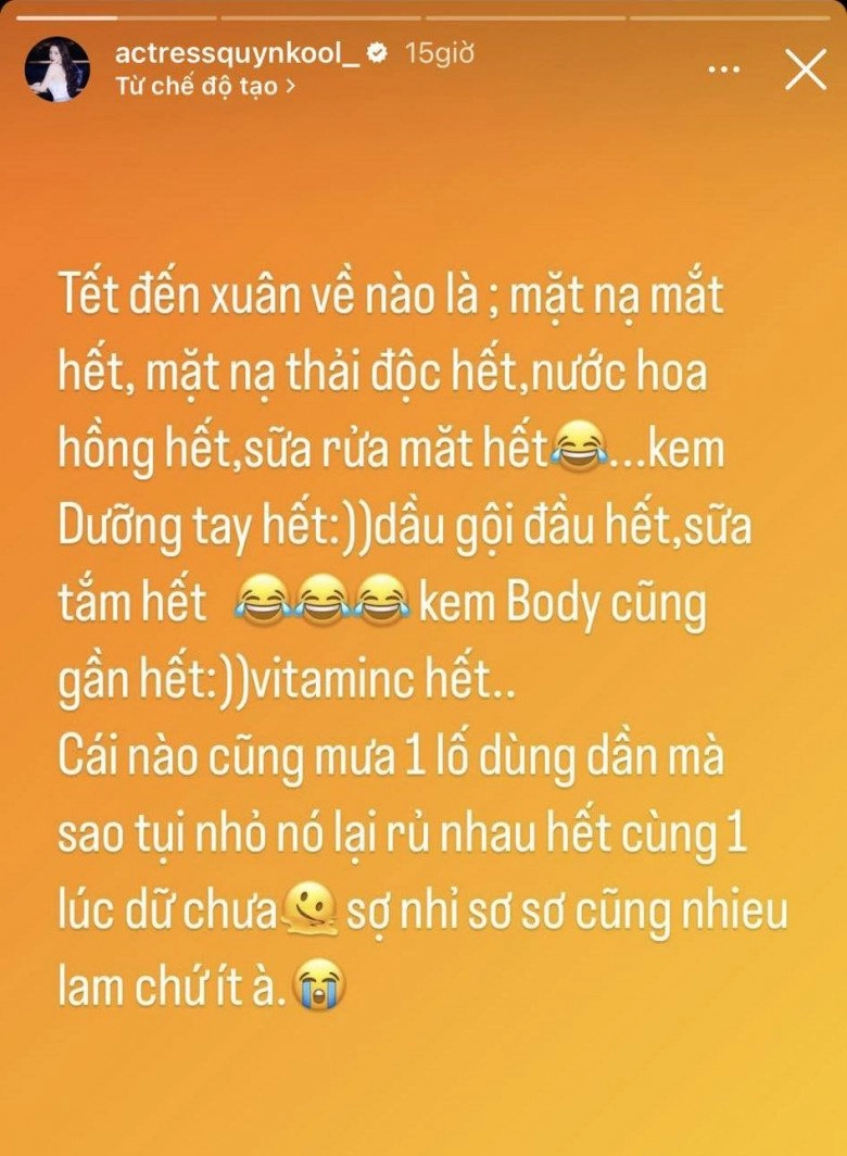 Quỳnh kool có làn da trắng hơn cả em bé bày tỏ nỗi lo làm đẹp ngày tết làm chị em nào cũng áp lực - 5