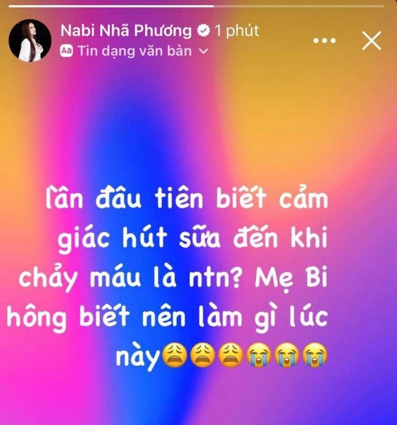 Sinh con thứ 2 trường giang nhã phương gặp sự cố khi hút sữa cho con bú - 1