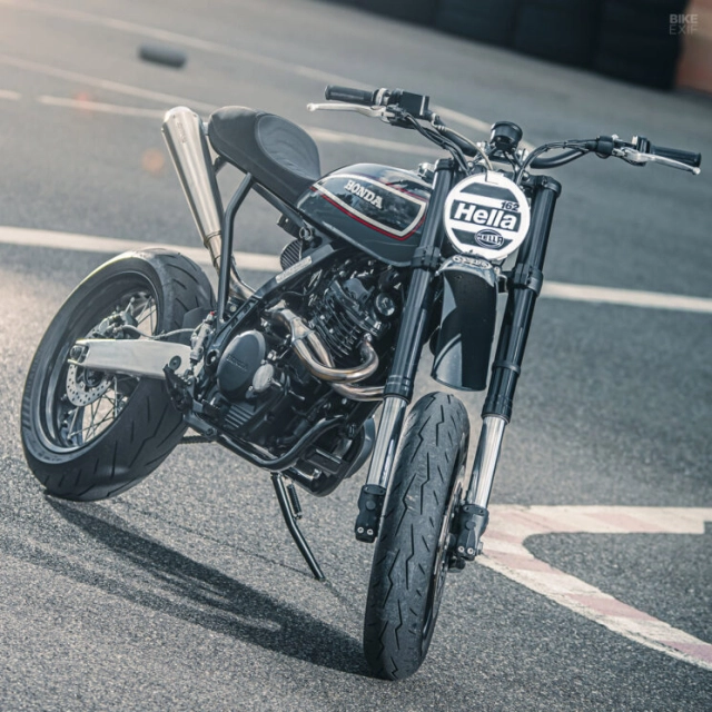 Supermoto honda dominator đến từ sicily đẹp cỡ nào - 7