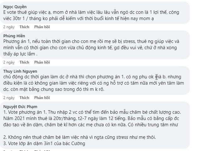 Thu nhập gia đình 100 triệutháng mẹ việt muốn nghỉ việc ở nhà chăm sóc con nhưng sợ mang tiếng ăn bám chồng - 3