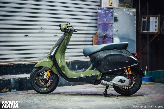 Vespa sprint lột xác khi học hỏi theo phong cách sporty của sh ý - 3