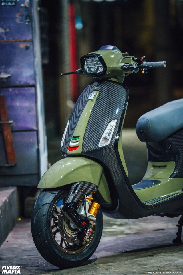 Vespa sprint lột xác khi học hỏi theo phong cách sporty của sh ý - 16