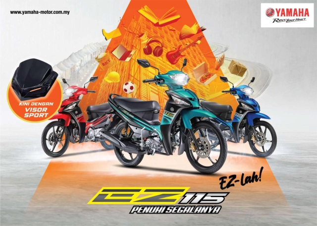 Yamaha ez115 2024 thay đổi diện mạo sau khi thừa kế di sản của yaz 125 - 11