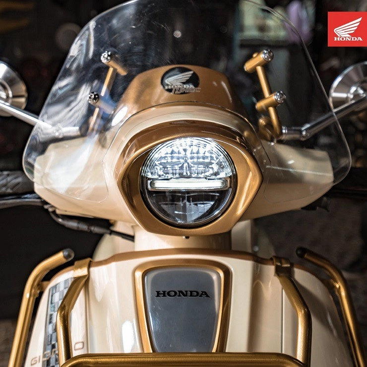 Honda giorno 125 lên bản độ gold premium đẹp nhất hiện tại - 4