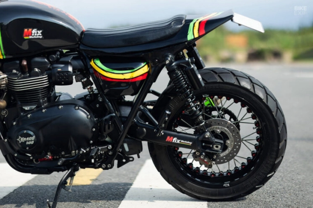 Triumph street twin độ lấy cảm hứng từ nhạc reggae - 7