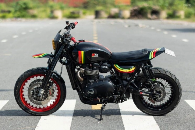 Triumph street twin độ lấy cảm hứng từ nhạc reggae - 9