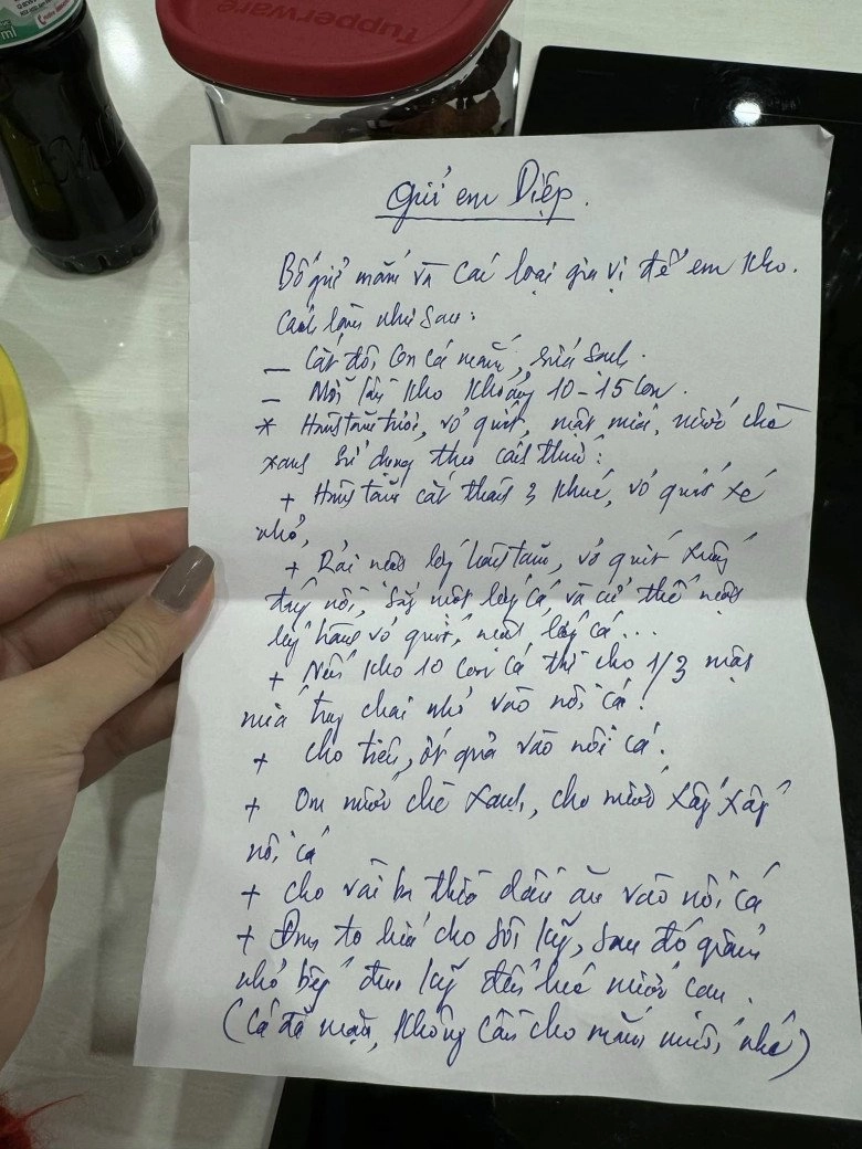 Btv diệp chi nhòe nước mắt vì tờ công thức kho cá gia truyền của bố ruột người nghệ an - 1