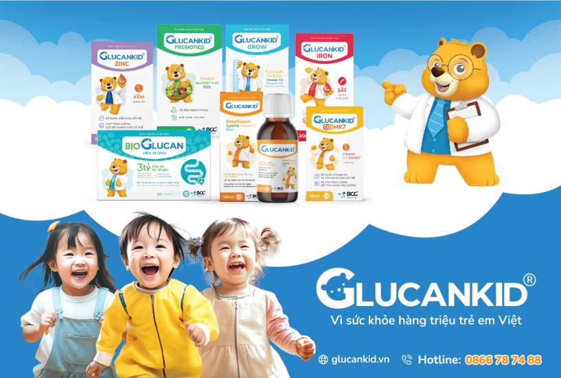 Glucankid - người bạn đồng hành chăm sóc và bảo vệ sức khỏe trẻ em - 1