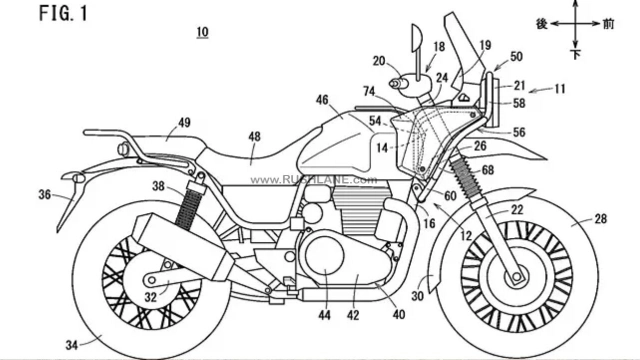 Hình ảnh render chưa chính thức của honda cb350 adv 2025 - 3