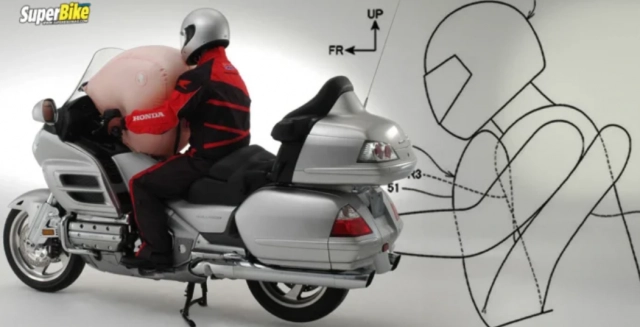Honda bí mật phát triển công nghệ túi khí mới trên xe 2 bánh - 1