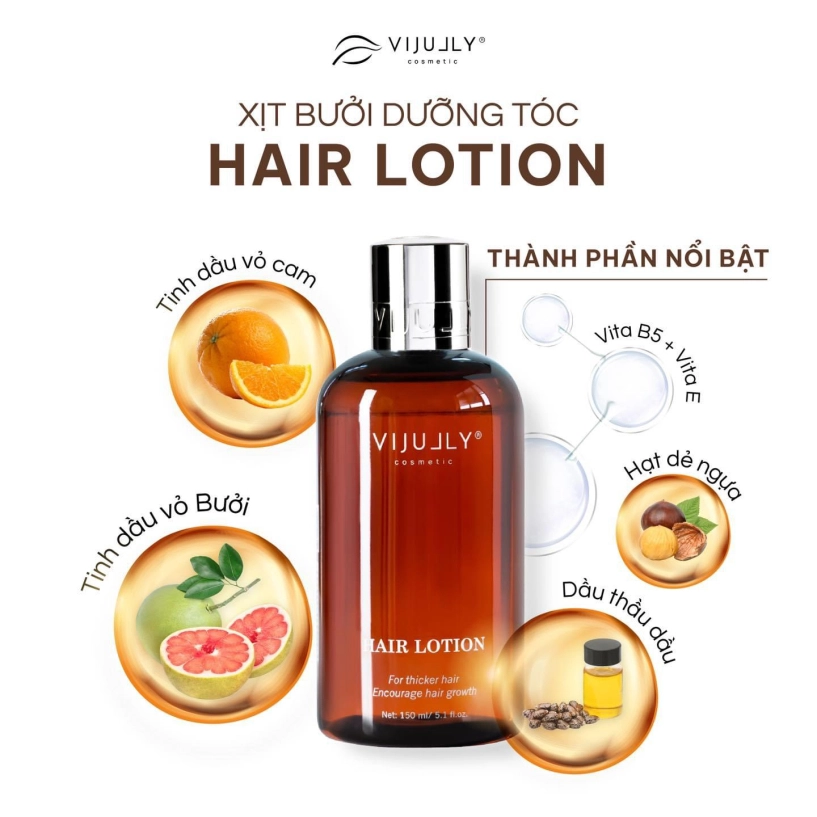 Khám phá bí ẩn hair lotion của vi jully cứu tinh cho mái tóc - 1