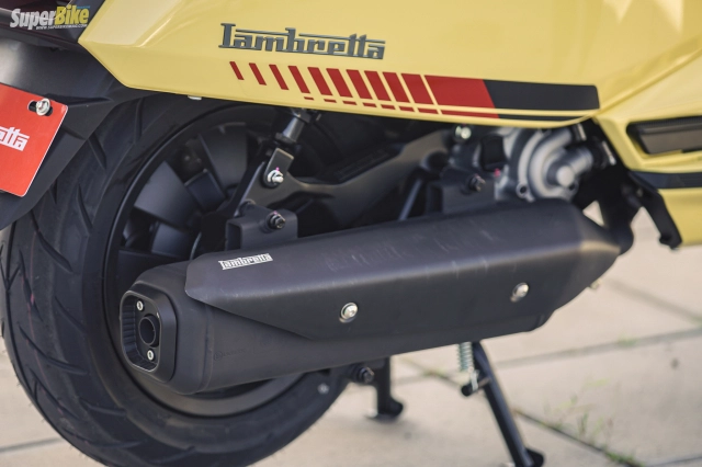 Lambretta x200 lăm le gạt giò vespa sprint bằng dàn chân xịn hơn toàn diện - 26