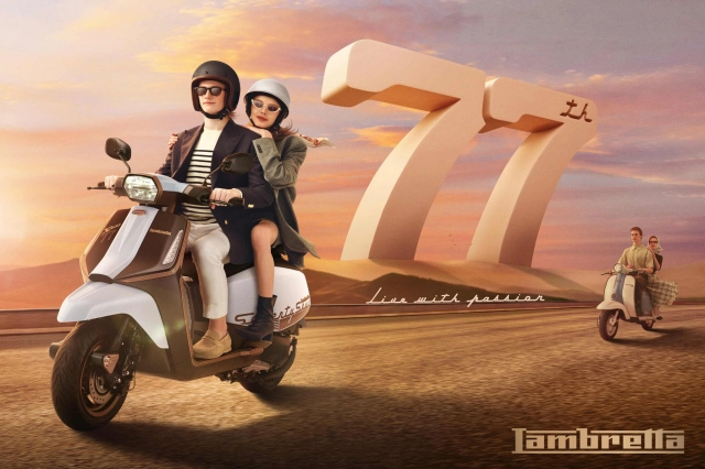 Lambretta x300 77th trình làng công chúng để kỉ niệm 77 năm hãng xe xuất hiện - 20