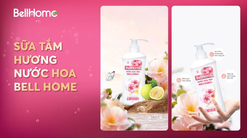 Nước hoa tắm bell home đến từ thương hiệu sản xuất nước hoa nổi tiếng - 3