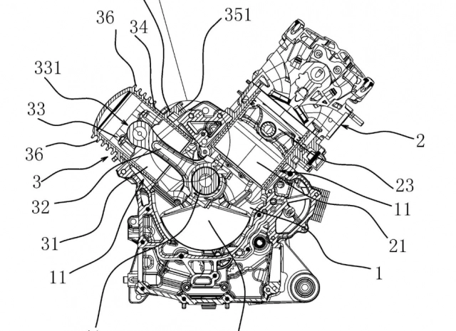 Qjmotor tiết lộ bằng sáng chế động cơ supermono 1 xy-lanh dạng chữ v kỳ lạ - 1