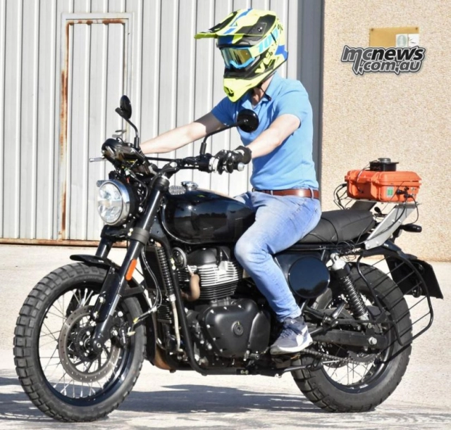 Royal enfield scrambler 650 lộ ảnh thử nghiệm sẵn sàng sản xuất - 1