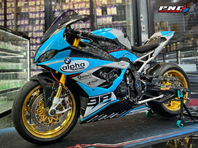 S1000rr độ cực chất trong diện mạo áo đua anpha racing - 1