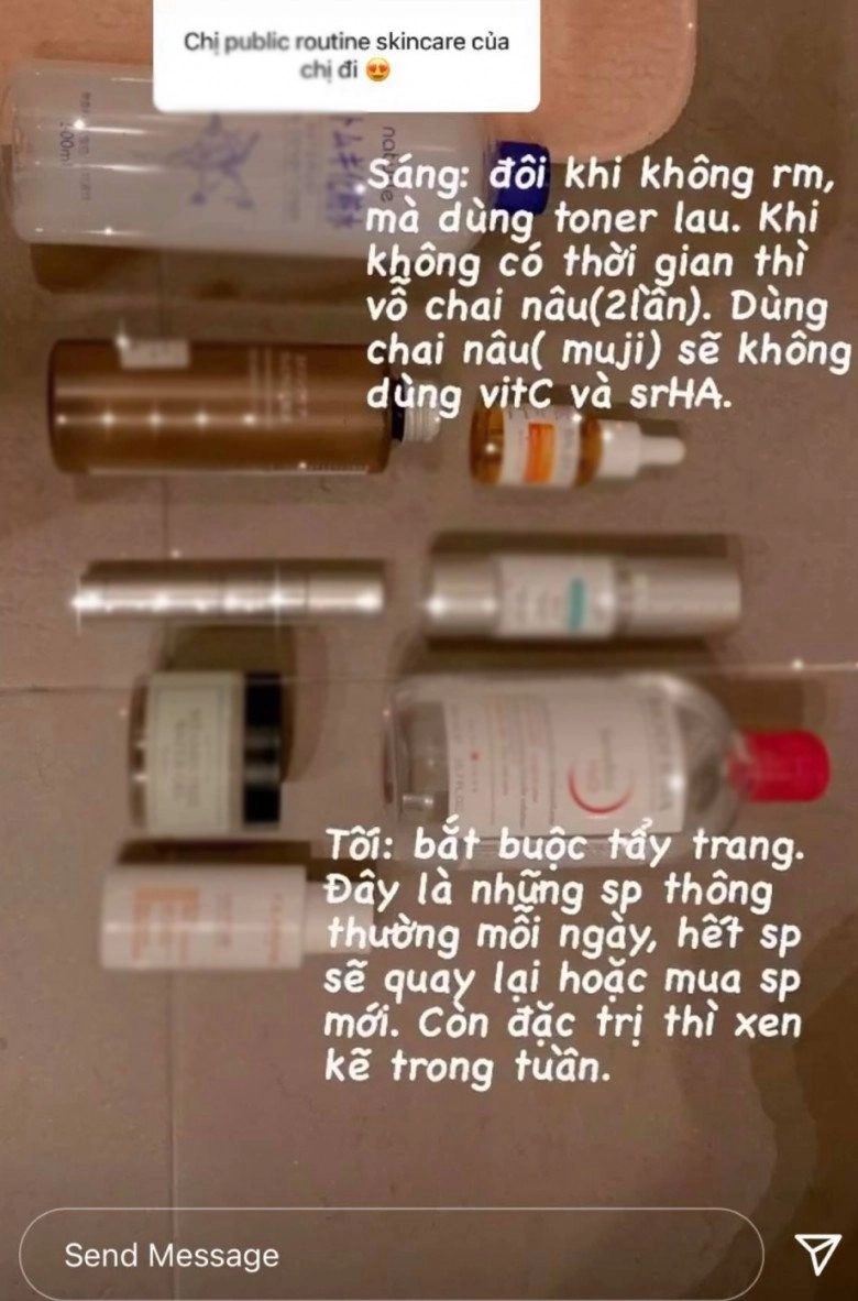 Sáng thức dậy làm ngay 2 bước skincare phương linh tuổi 40 có làn da căng bóng như gương - 3