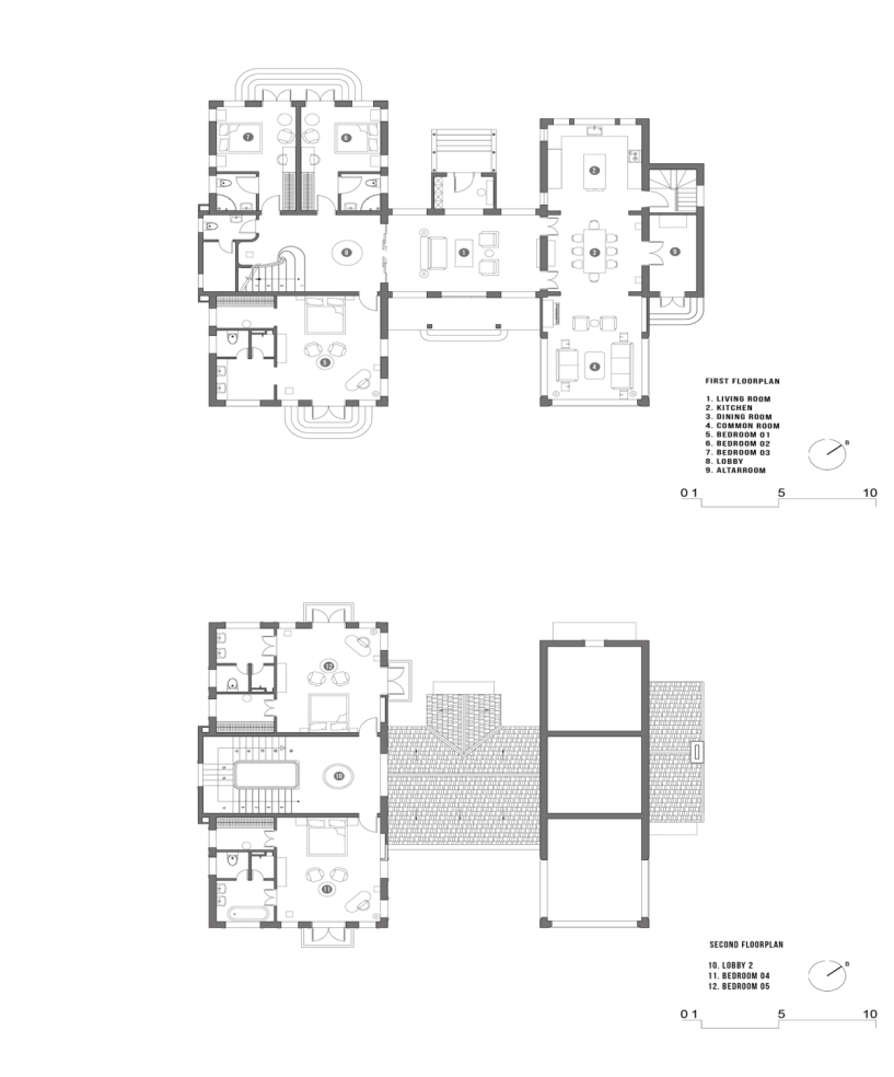 Biệt thự 2200 m2 kết hợp kiến trúc đồng quê việt - pháp - 13