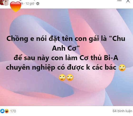 Chồng họ chu đặt tên đặc biệt cho con gái khiến vợ hoang mang hỏi dân mạng và cái kết không ngờ - 1