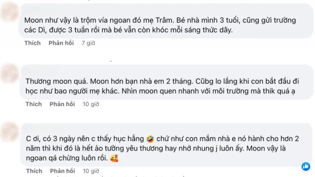 Con gái lai ấn ngày đầu đi học nhìn cảnh võ hạ trâm nhòm ngó ngoài cửa lớp mà mẹ bỉm thấy chạnh lòng - 7