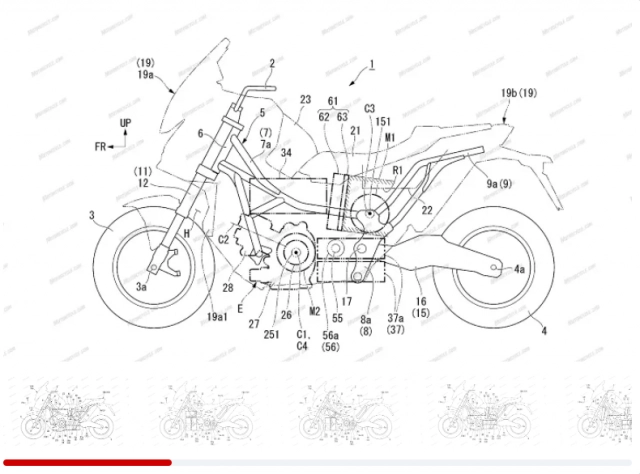 Honda đang phát triển xe máy hybrid với hai động cơ điện - 2