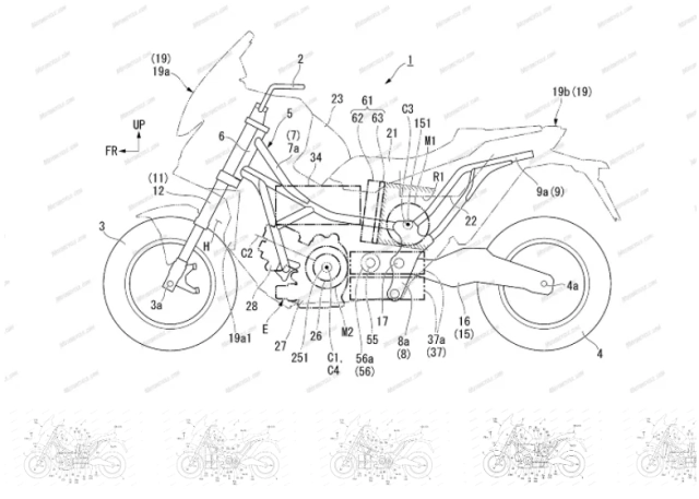 Honda đang phát triển xe máy hybrid với hai động cơ điện - 4
