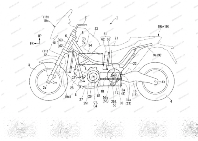 Honda đang phát triển xe máy hybrid với hai động cơ điện - 5