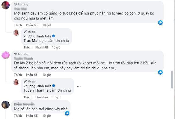 Phương trinh jolie bị tắc tuyến sữa đến phát sốt con sơ sinh cũng nổi rôm sảy khiến mẹ bỉm lo lắng - 6