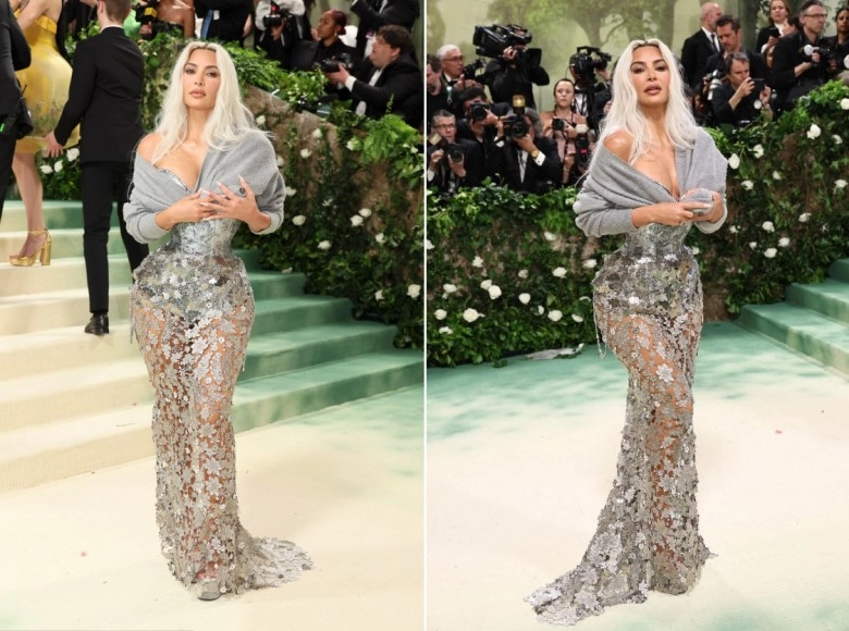 Thảm đỏ met gala 2024 dàn sao mặc xuyên thấu doja cat như bước ra từ nhà tắm - 19