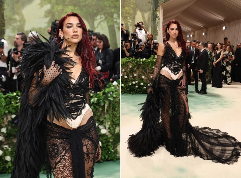 Thảm đỏ met gala 2024 dàn sao mặc xuyên thấu doja cat như bước ra từ nhà tắm - 35